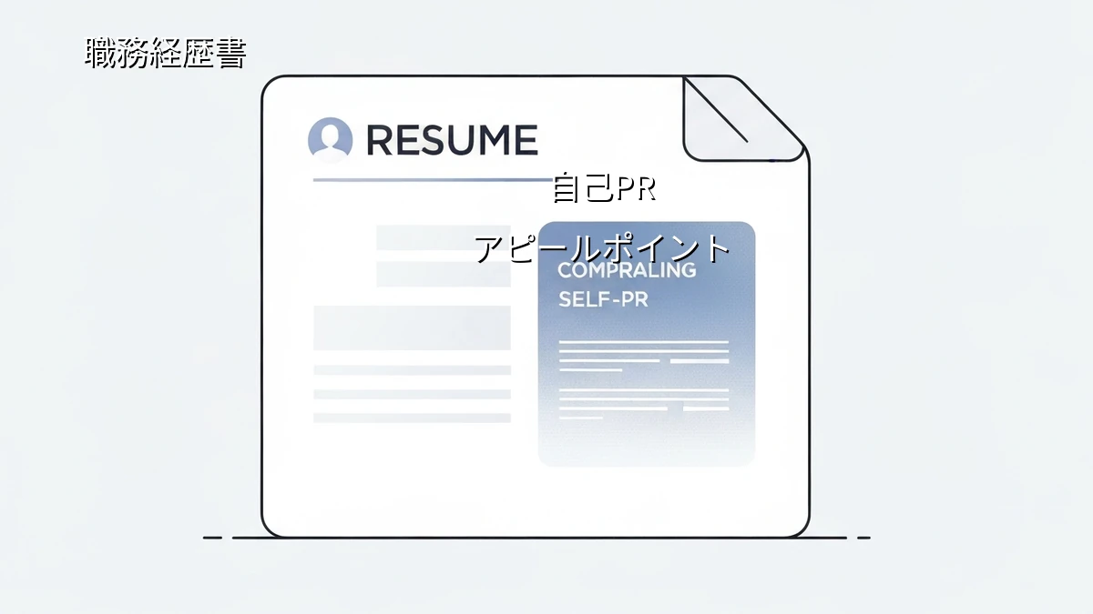 職務経歴書、自己PRで差をつける！書き方のコツ