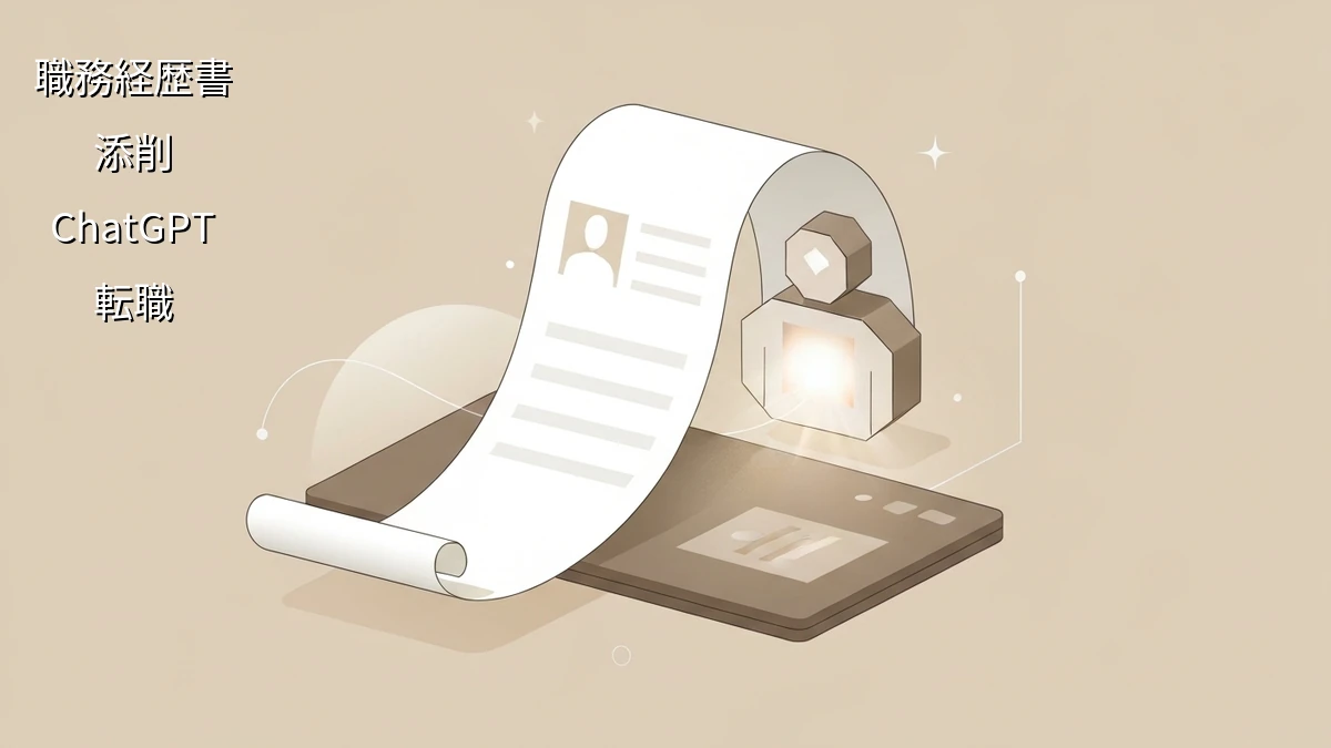 職務経歴書、ChatGPT添削でよくある失敗と対策